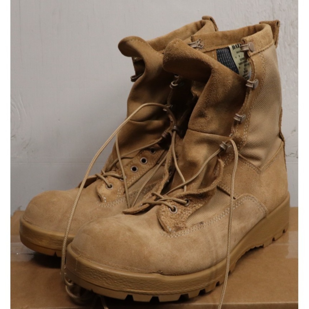 BATES Mens 11 W Gore-Tex Military Boots Temperate Brown Combat E33100A Steel Toe
